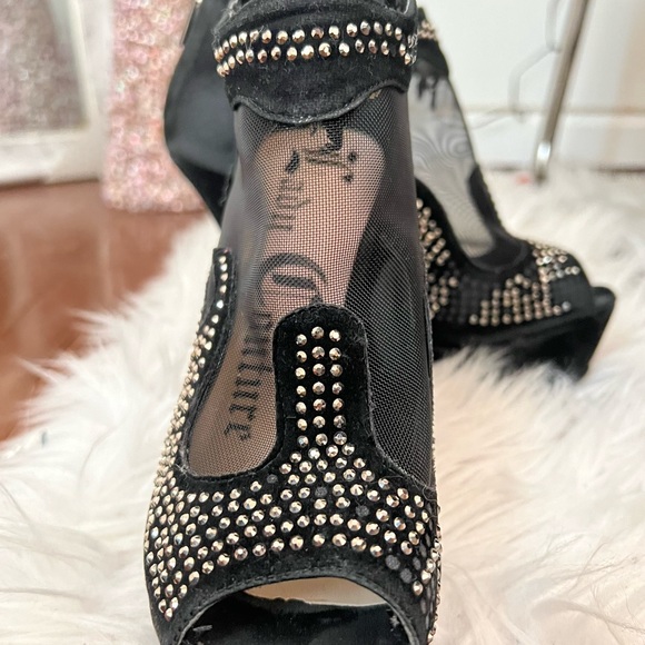 Black mesh heels - Picture 3 of 3